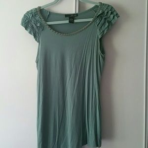 Willi Smith Cap Sleeve T-shirt